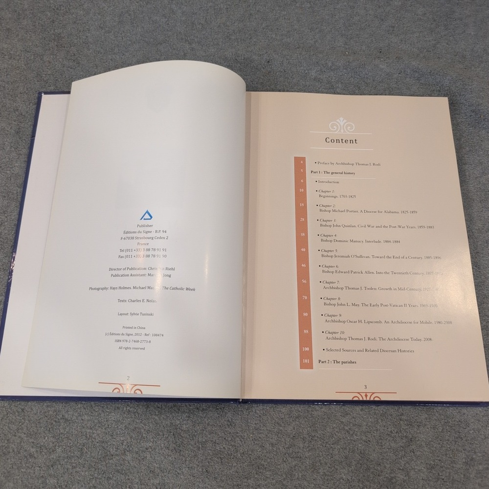 A History of the Archdiocese of Mobile Alabama Charles E Nolan Hardcover 2012 - Picture 2 of 3